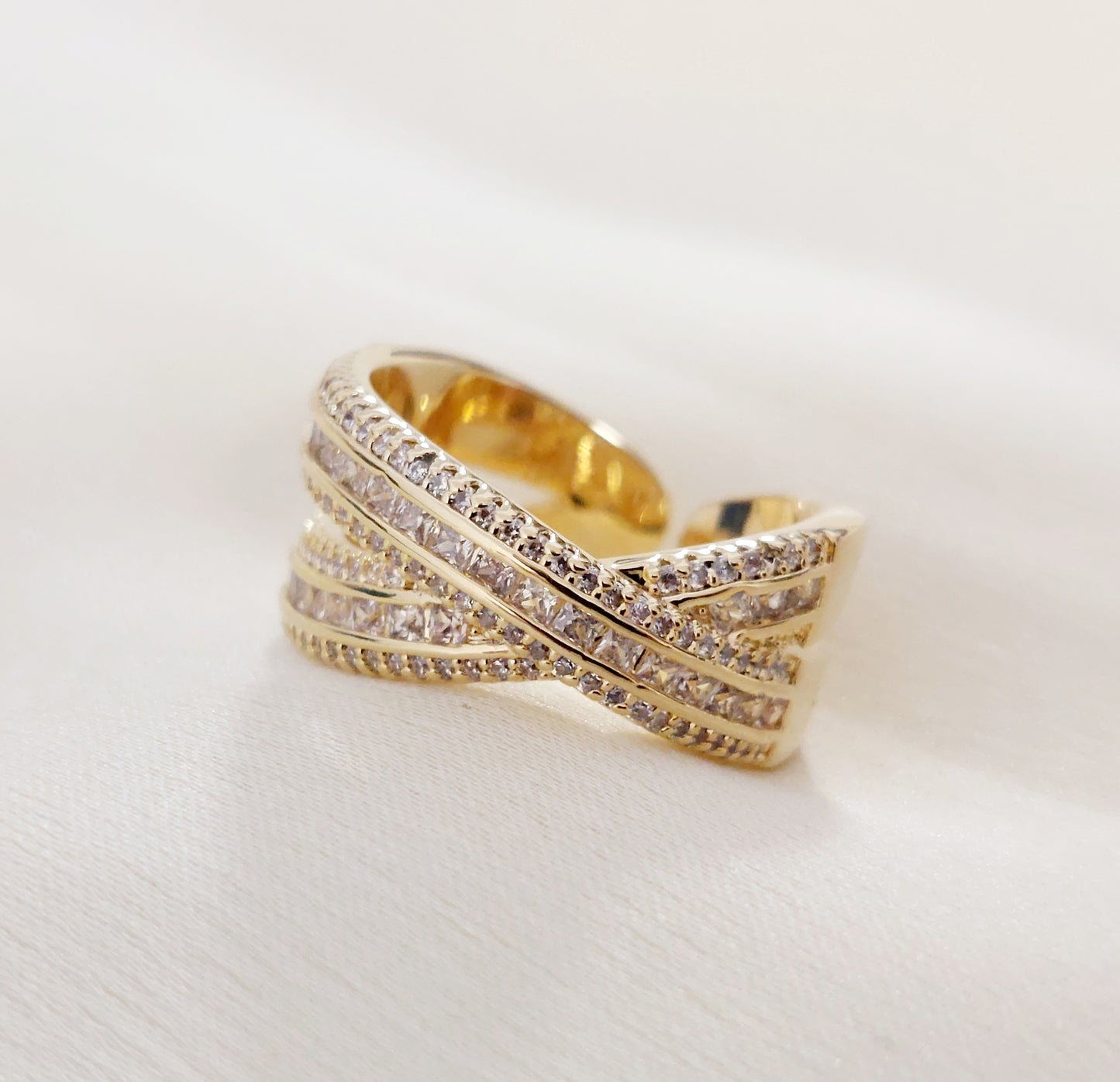 Ring Lyana 14K vergoldet