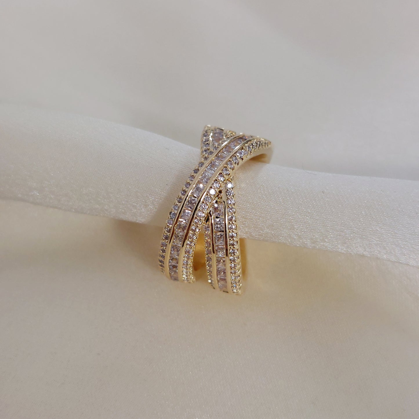 Ring Lyana 14K vergoldet